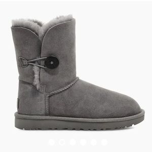 Ugg’s Women’s 10 Bailey Button Boot II Grey